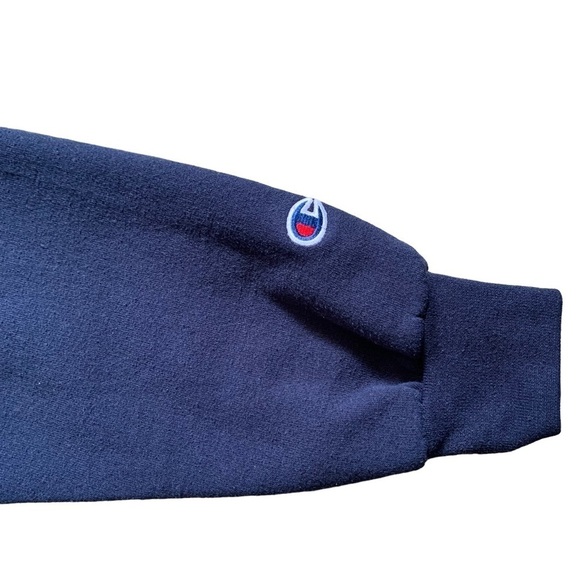 Vintage Yale University Champion Reverse Weave Navy Hoodie Sweatshirt Size Sm. - Picture 11 of 14